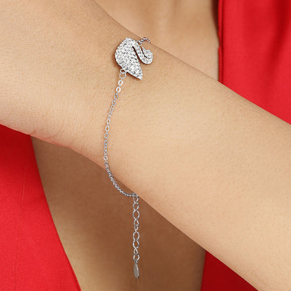 Swan Design Silver Bracelet - Tweov Jewels