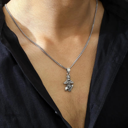 Pure Silver Hanuman Pendant - Tweov Jewels