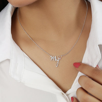 My Heart Silver Necklace - Tweov Jewels