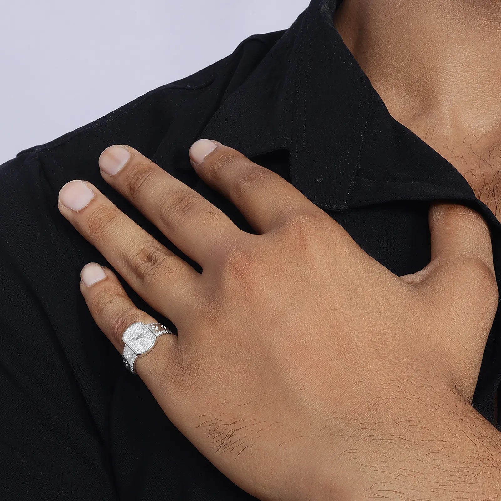 Silver Jaguar Mens Ring - Tweov Jewels