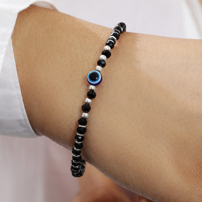 Evil Eye Crystal Bracelet for Women – 925 Sterling Silver - Tweov Jewels
