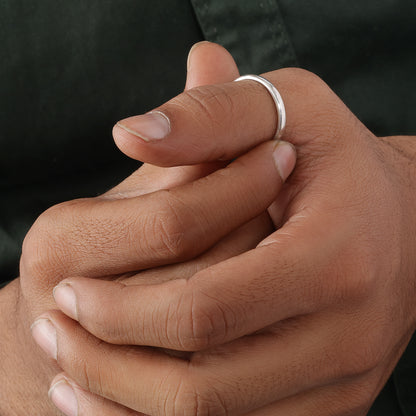 Pure Silver Ring - Made With Subtle Look