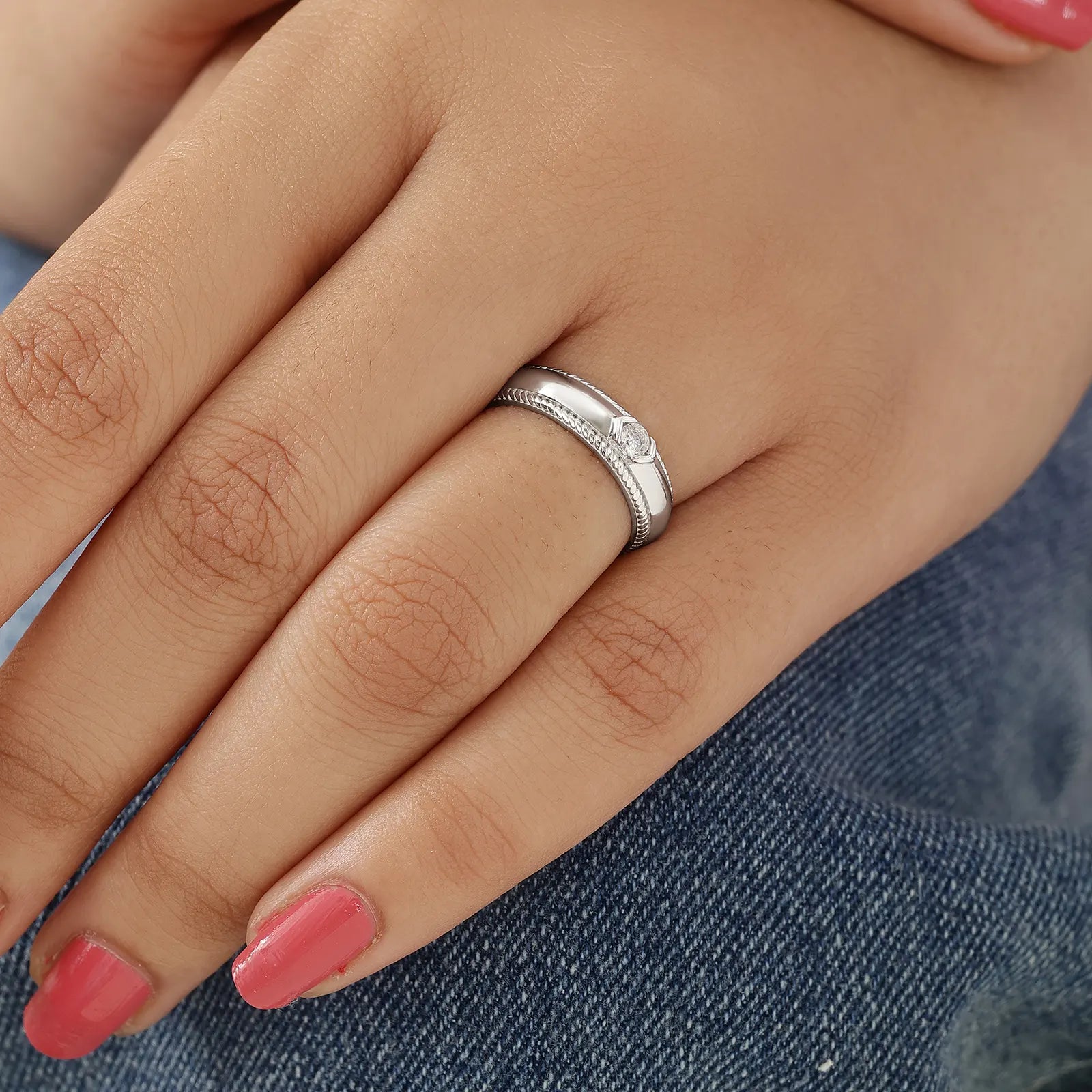 Classic CZ Silver Ring for Women - Tweov Jewels
