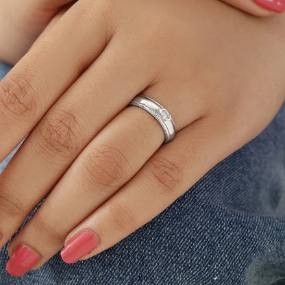 Classic CZ Silver Ring for Women - Tweov Jewels