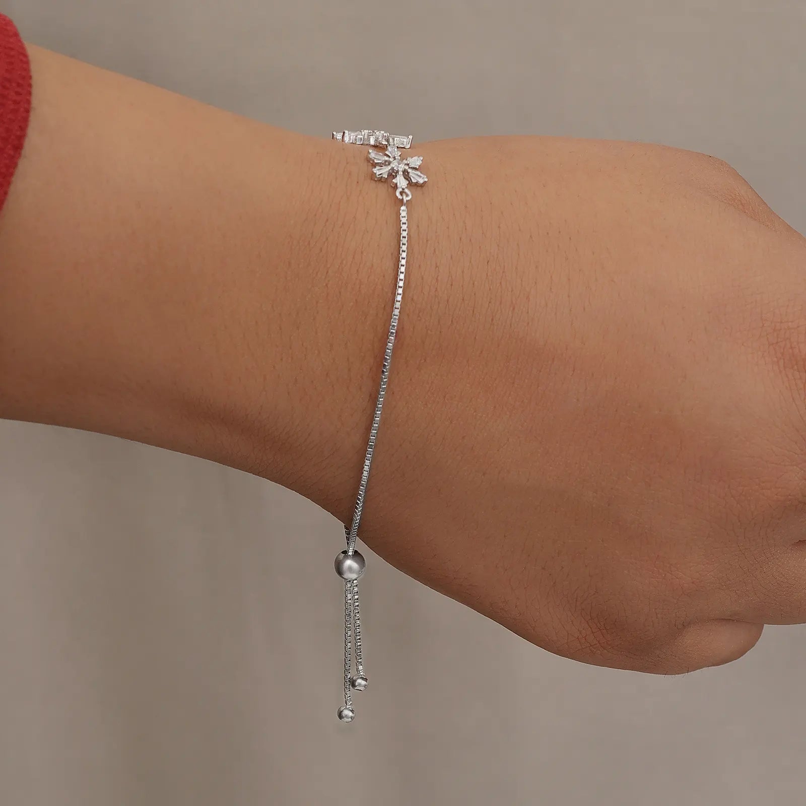 Snowflake Design Silver Bracelet - Tweov Jewels