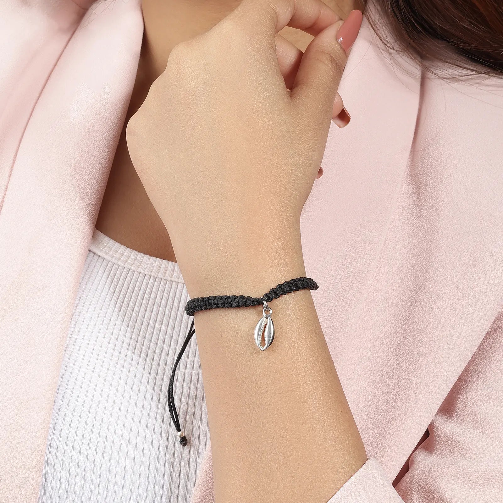 Leaf Charm Bracelet For Women/Men – 925 Sterling Silver