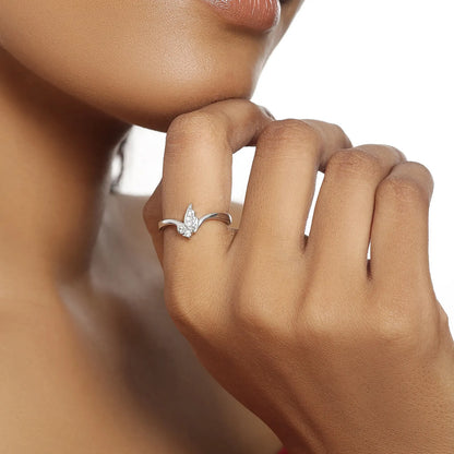Butterfly Wings Silver Ring - Tweov Jewels