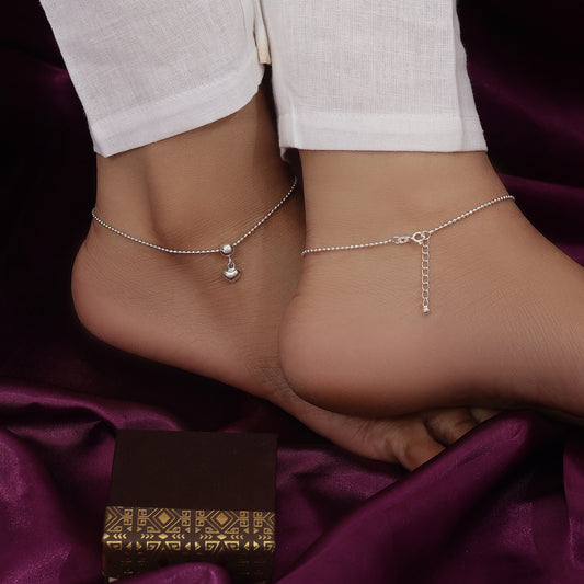Star Beauty Silver Anklet