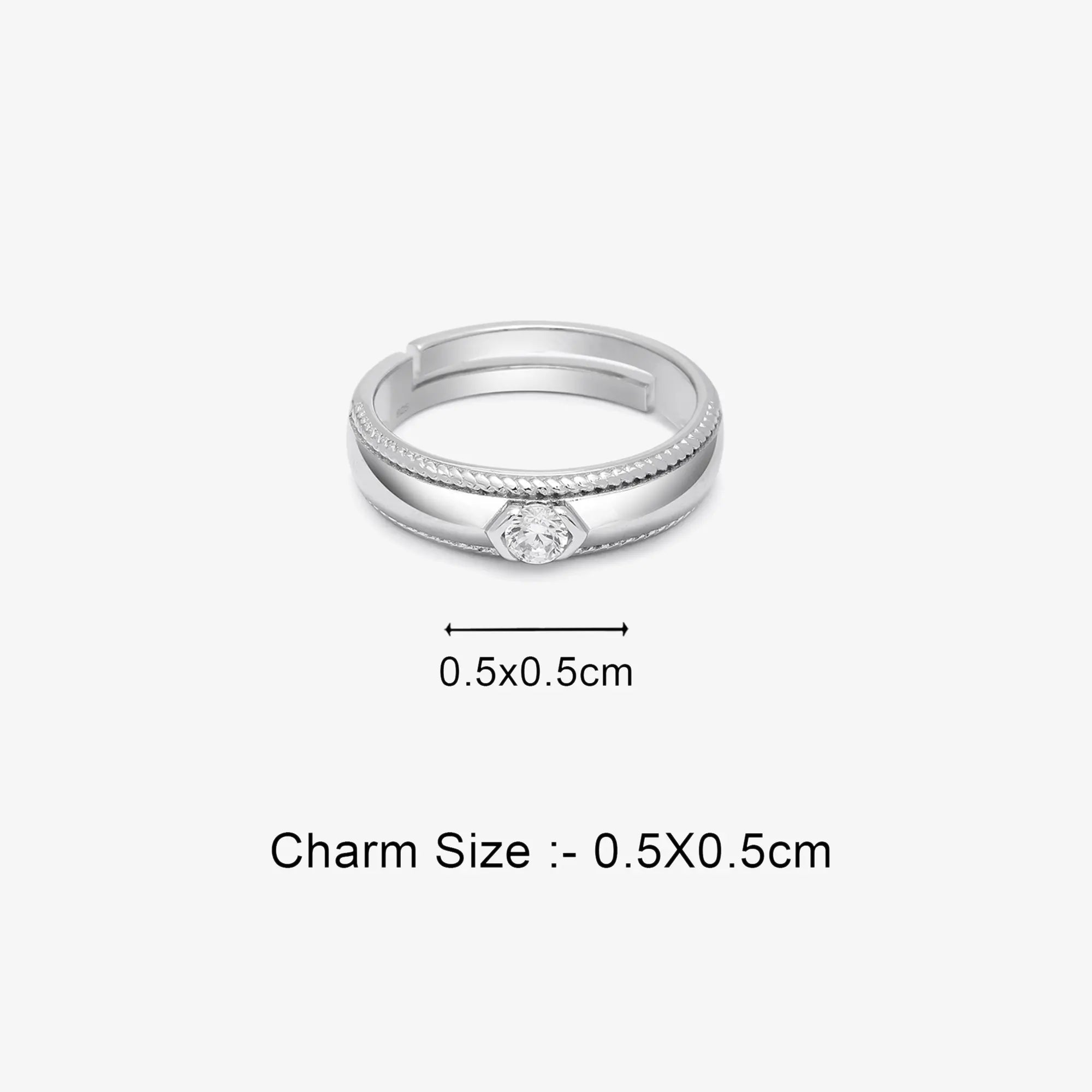 Classic CZ Silver Ring for Women - Tweov Jewels