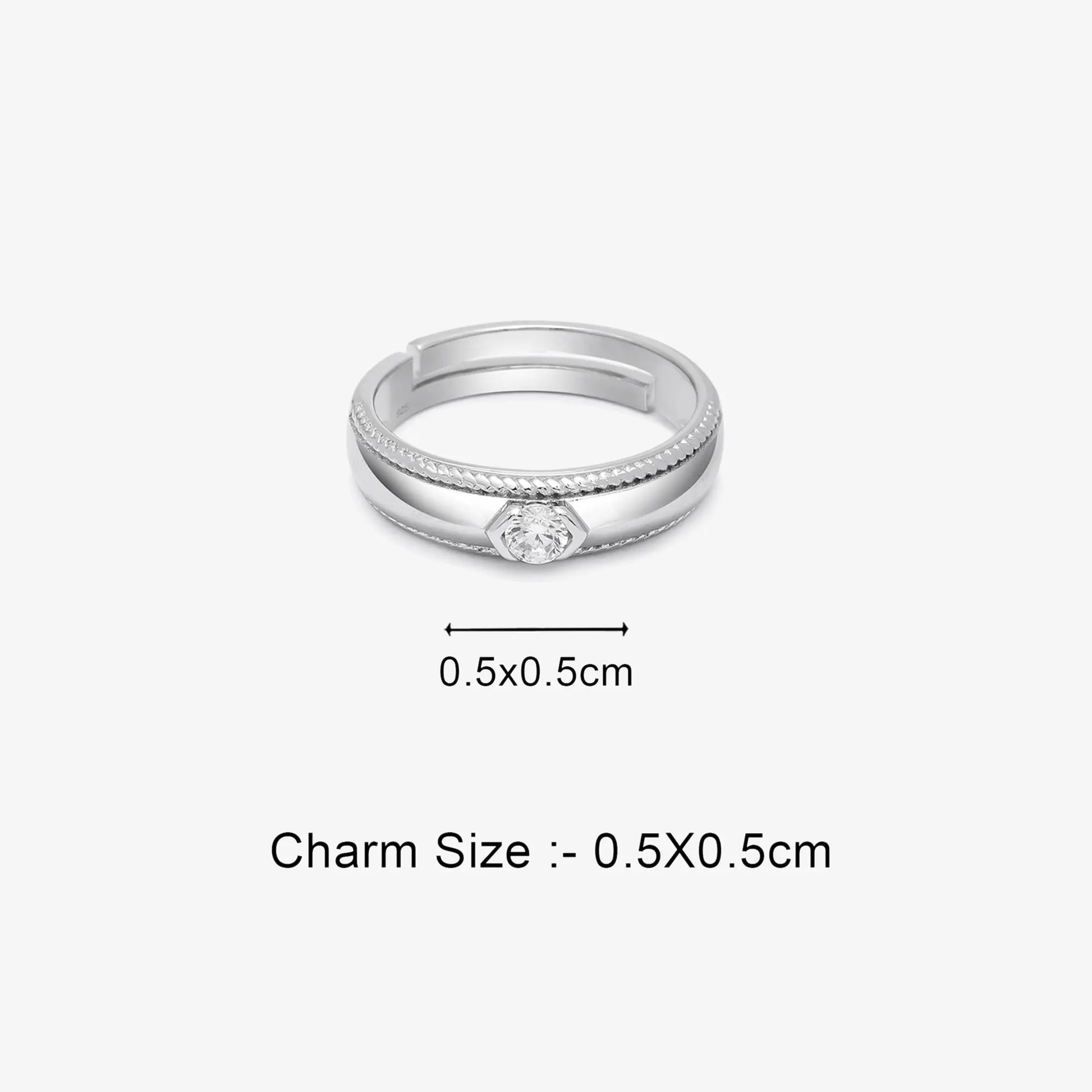 Classic CZ Silver Ring for Women - Tweov Jewels