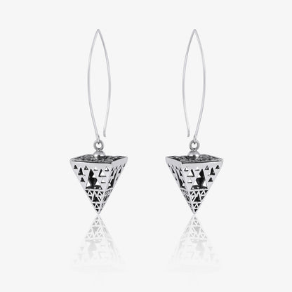 Triad Design Silver Dangle Earrings