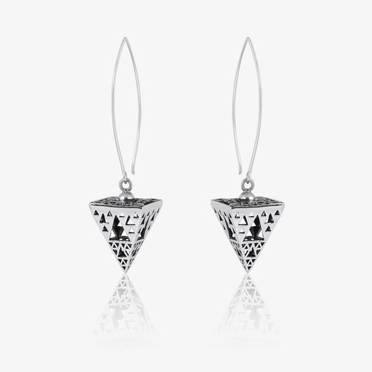 Triad Design Silver Dangle Earrings