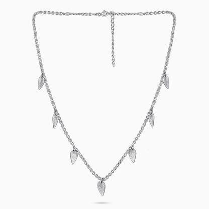 Silver Leaf Design Necklace