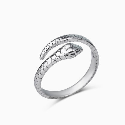 Pure 925 Silver Ring - Ancient Snaky Adjustable Fit - Tweov Jewels