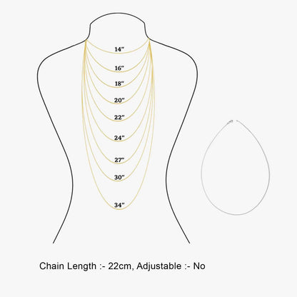 Snake Chain Necklace For Men – 925 Sterling Silver Rhodium Plated
