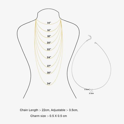 Solitaire Pearl Chain Pendant for Women - Tweov Jewels