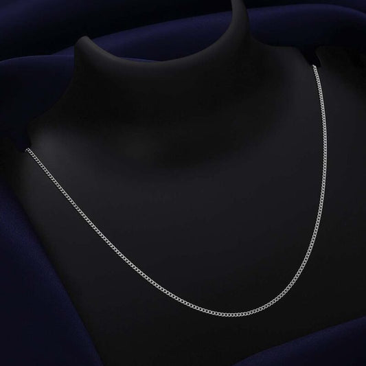 Pure 925 Silver Chain - Simplistic Sleek Model For Women - Tweov Jewels