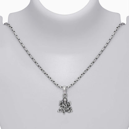 Oxidized Silver Ganesh Pendant - Tweov Jewels