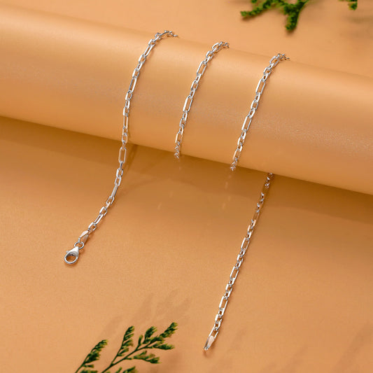 925 Sterling Silver Clip Design Chain for Men - Tweov Jewels