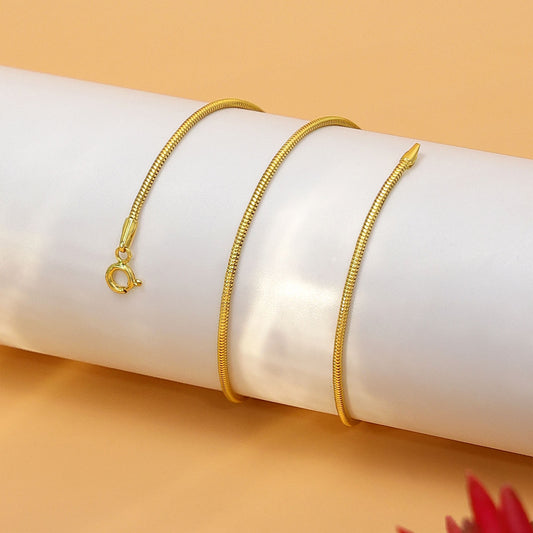 Pure 925 Silver Chain - Think Snake Chain For Men and Women - Tweov Jewels
