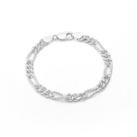 Pure Sterling Silver Cuban Link Chain Bracelet For Men - Tweov Jewels