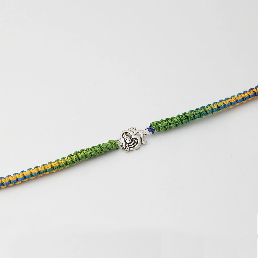 Shivay Silver Rakhi - Tweov Jewels