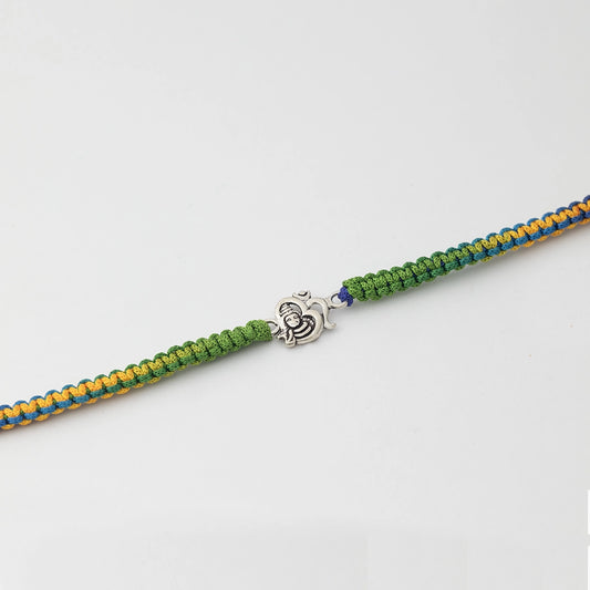 Shivay Silver Rakhi - Tweov Jewels