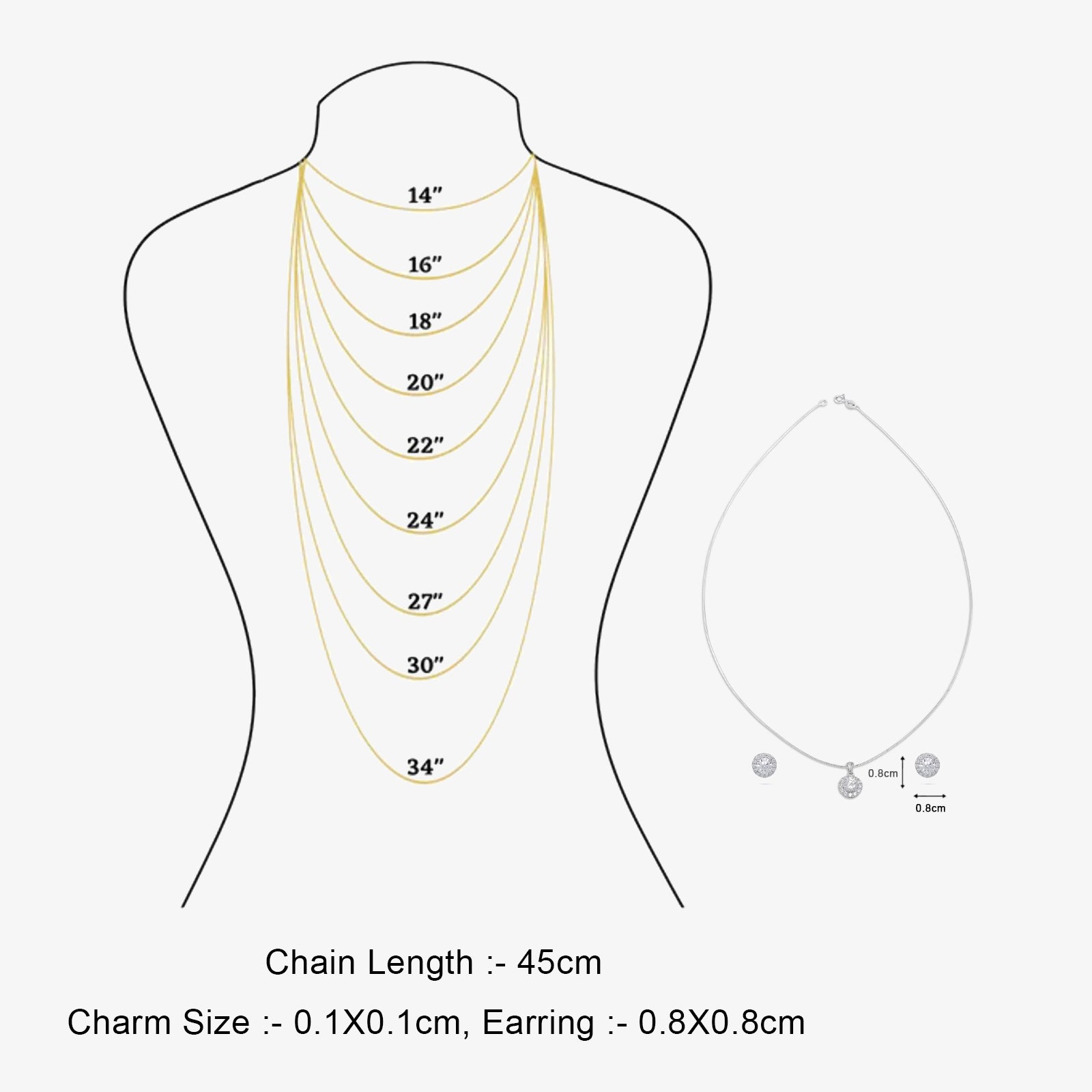 Round Floral Design Silver Pendant & Earrings Set - Tweov Jewels