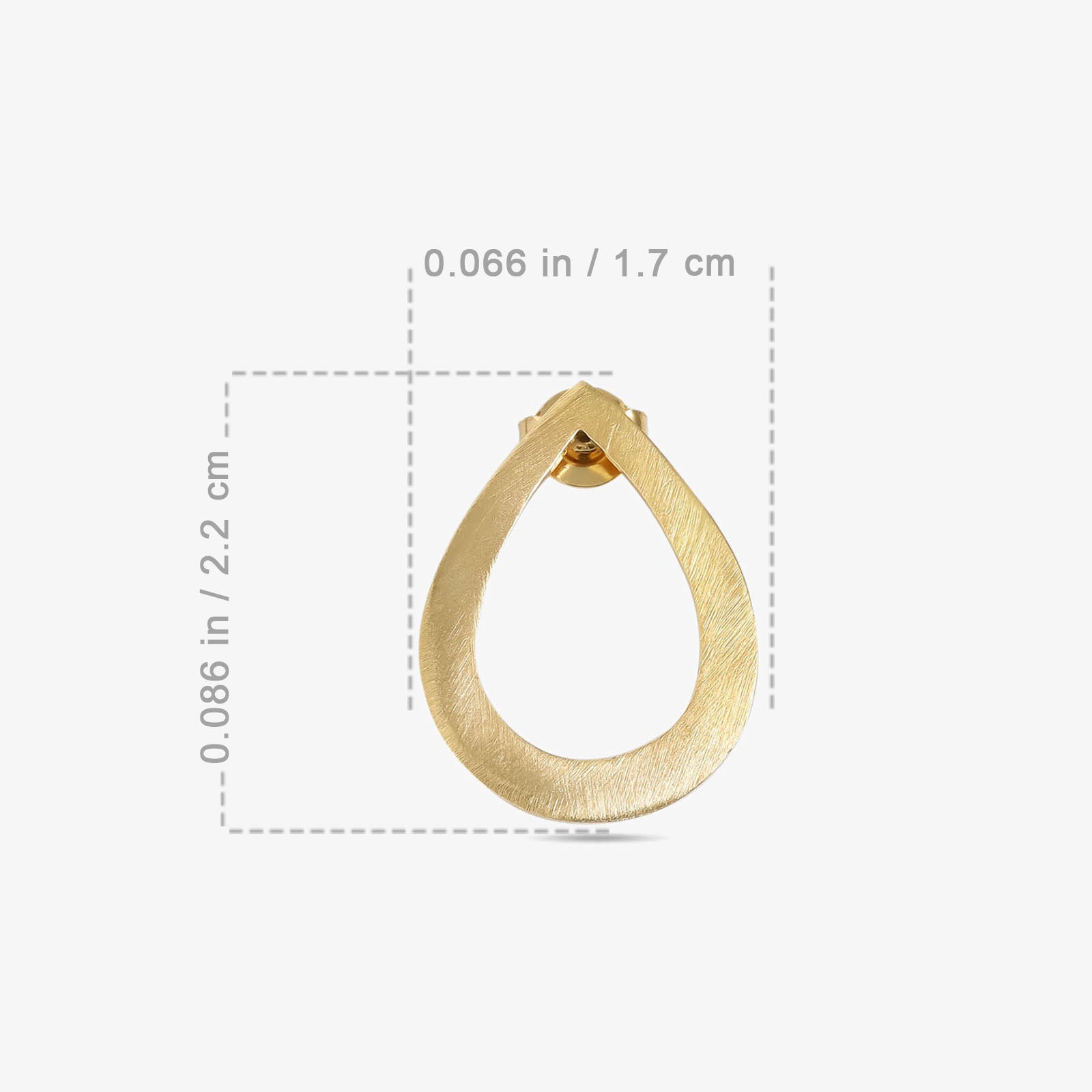 Pure Silver Earrings - Timeless Beauty Of Gold Plated Dew Drop - Tweov Jewels