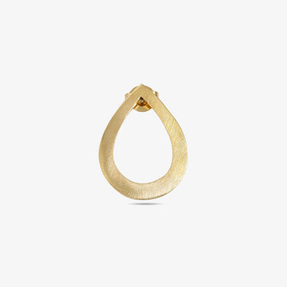 Pure Silver Earrings - Timeless Beauty Of Gold Plated Dew Drop - Tweov Jewels