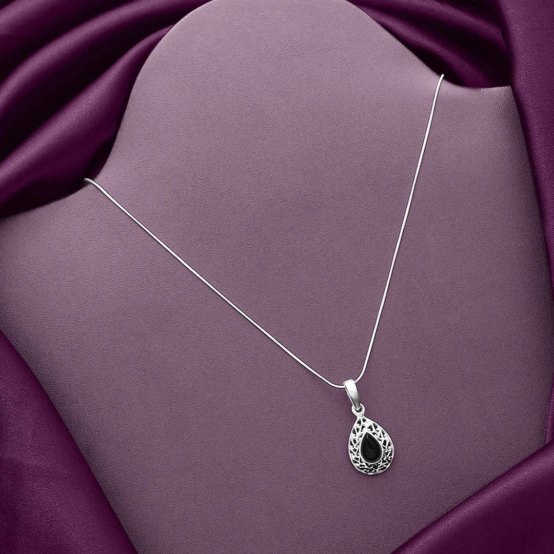 The Murky Blackstone Pendant - Tweov Jewels