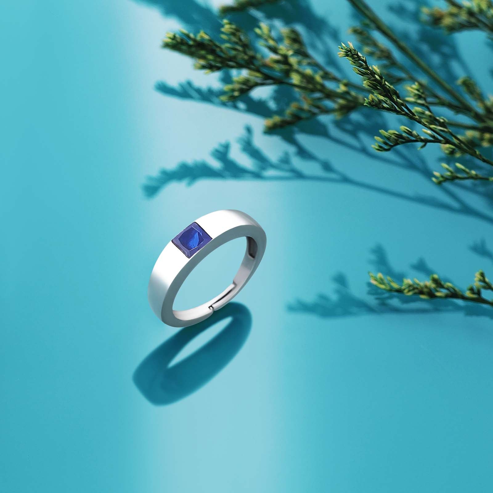The Oxford Blue Stone Ring - Tweov Jewels