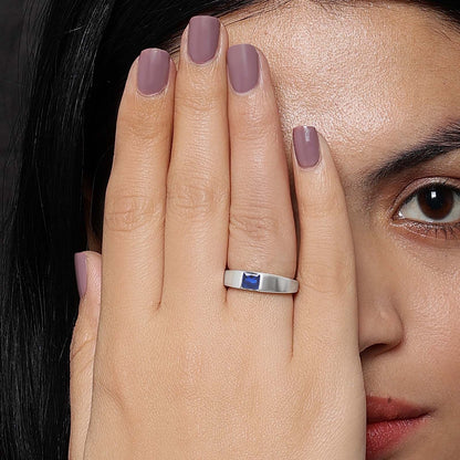 The Oxford Blue Stone Ring - Tweov Jewels