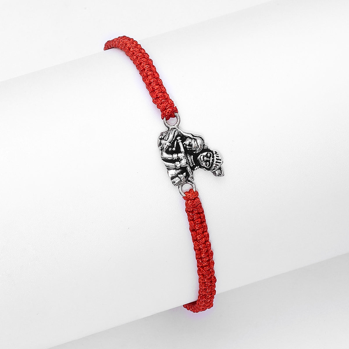 Original Silver Rakhi - Krishna Radha Eternal Love - Tweov Jewels
