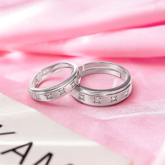Couple Rings Silver – Classic Love Bands - Tweov Jewels