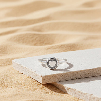 Heart Silver Ring