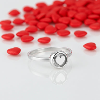 Heart Silver Ring