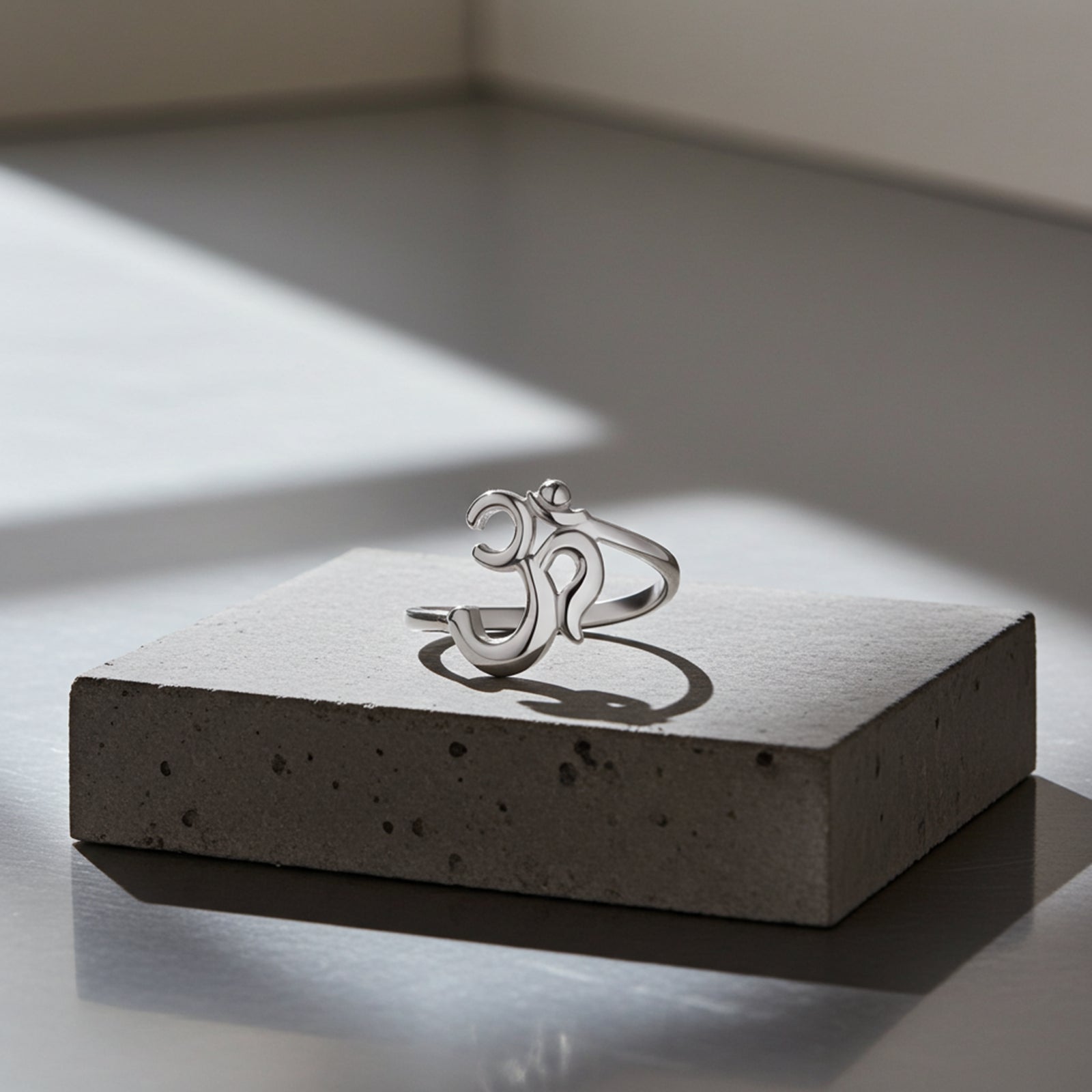 Silver Om Ring