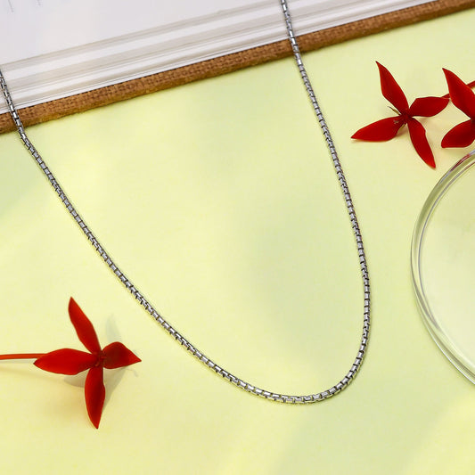 Pure 925 Sterling Silver Box Chain - Tweov Jewels