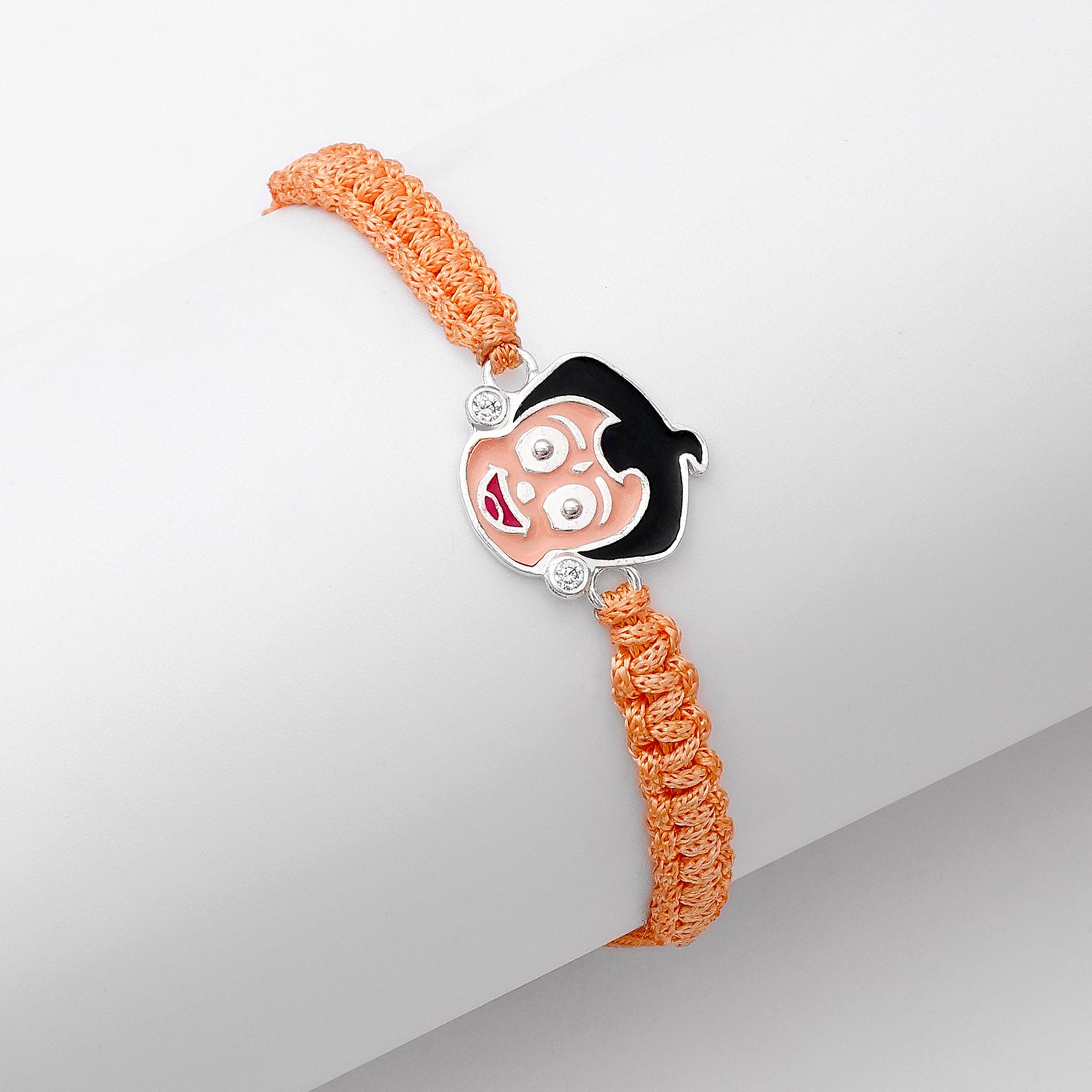Chota Bheem Silver Rakhi for Kids - Tweov Jewels