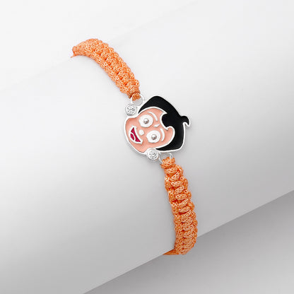 Chota Bheem Silver Rakhi for Kids - Tweov Jewels