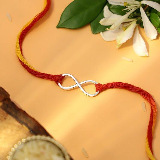 Pure 925 Silver Rakhi - Representing Infinite Love For Siblings - Tweov Jewels