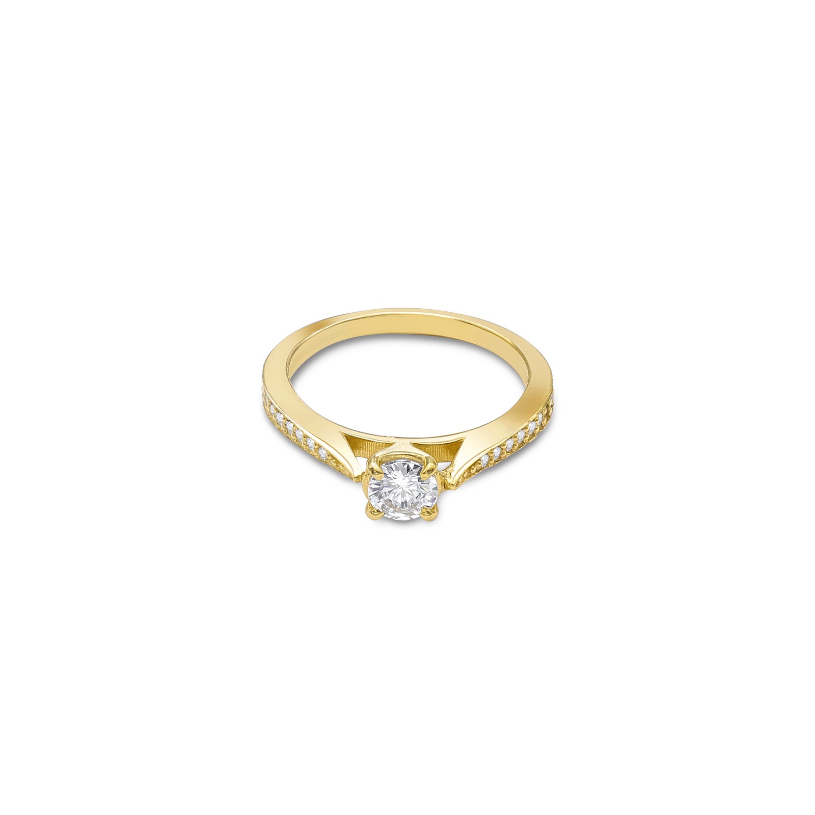 Pure 925 Silver plated Ring - An Array of Tiny Gemstones - Tweov Jewels