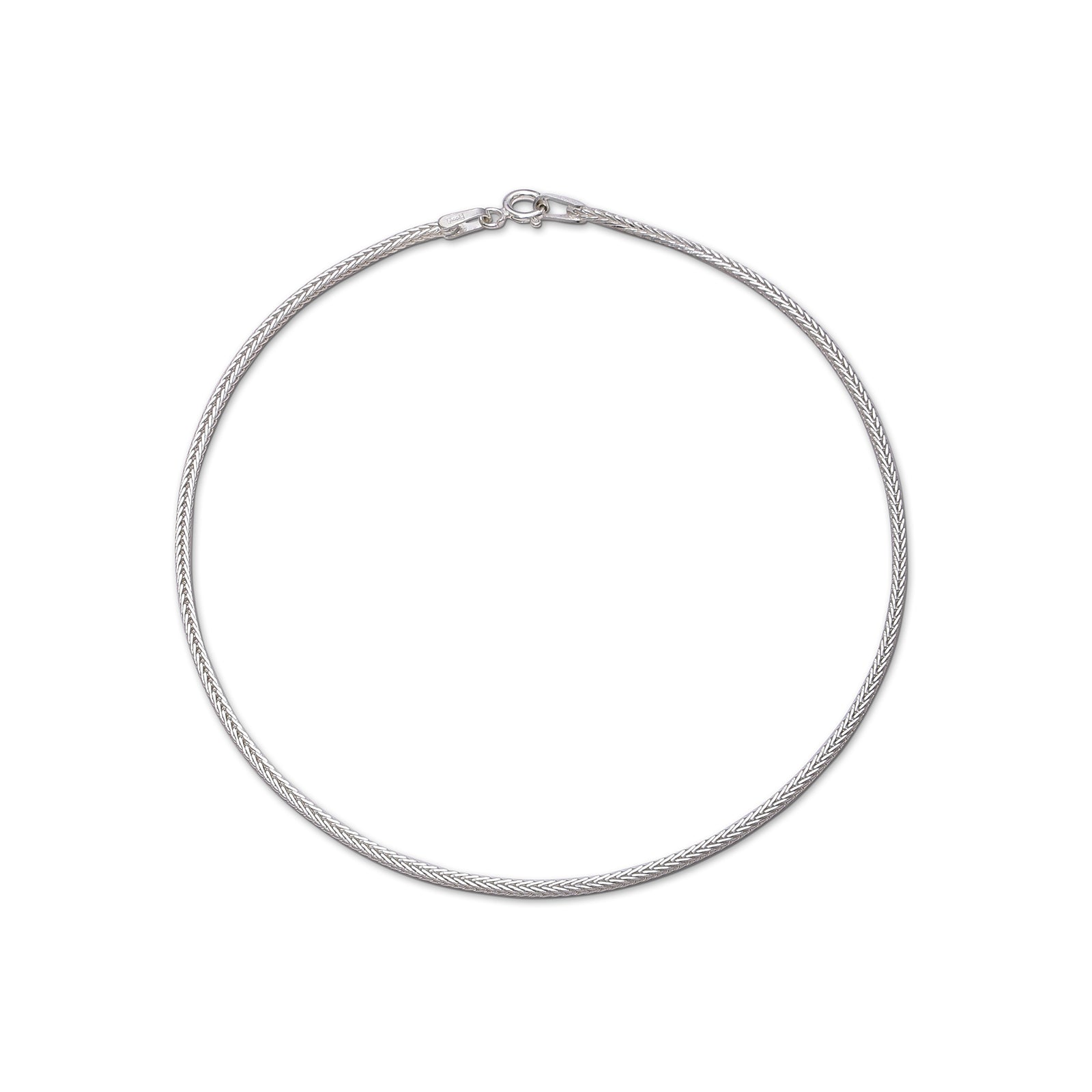 Pure Silver Anklet - Serpent's Grace Ankle Fitting - Tweov Jewels
