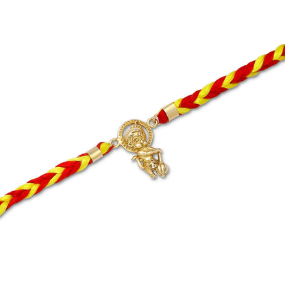 Pure Silver Baby Hanuman Rakhi - Emblem of Loyalty - Tweov Jewels