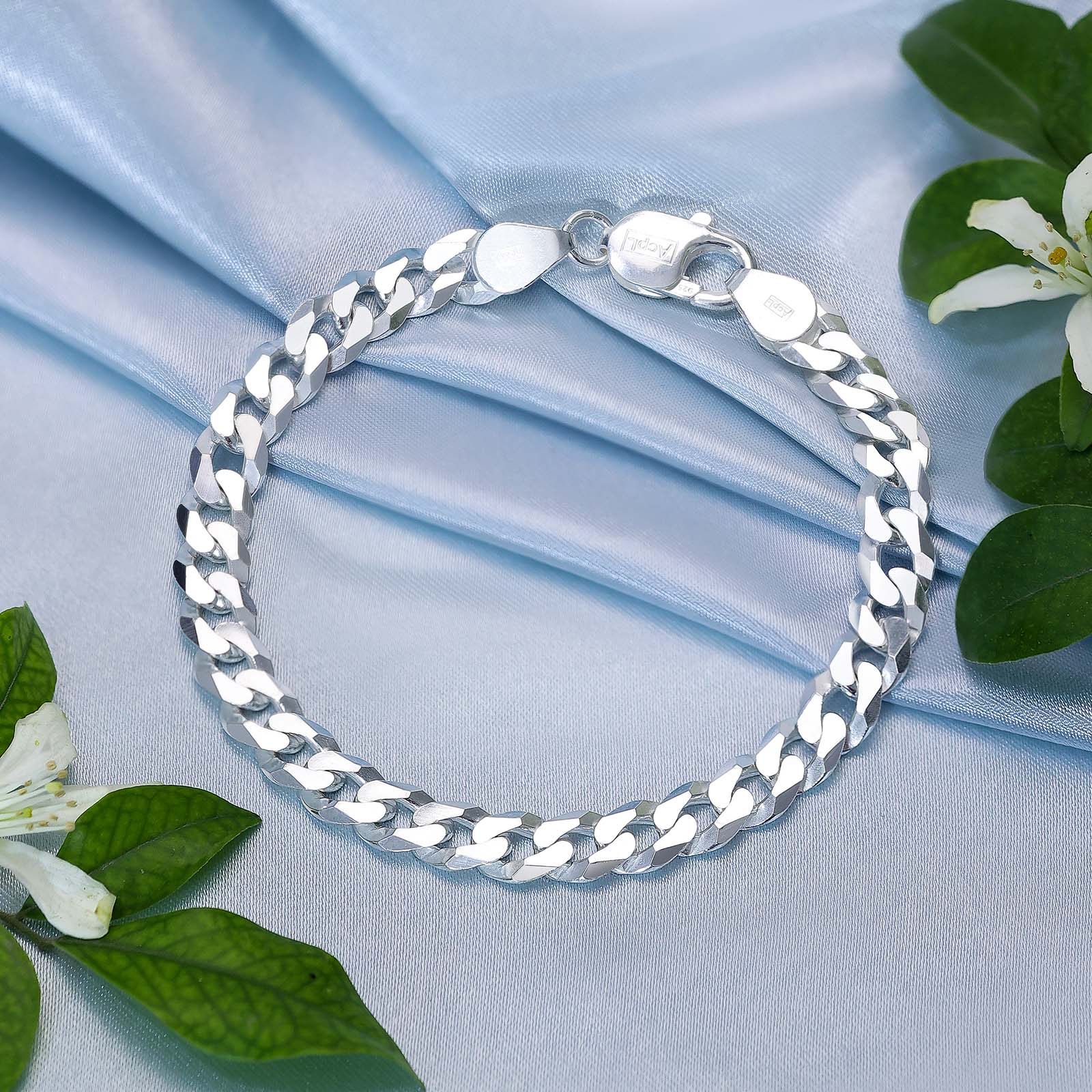 Pure Silver Bracelet - Luxe Cuban Link Model - Tweov Jewels