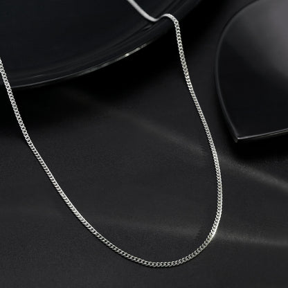 Silver Curb Link Chain for Men - Tweov Jewels