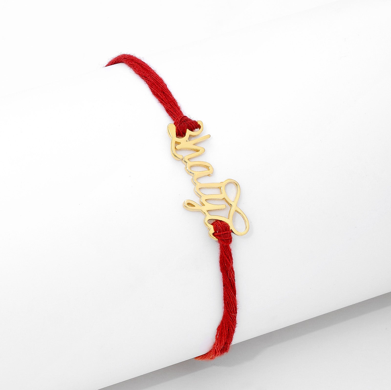 Gold Plated Infinity Bhaiya Written Silver Rakhi - Tweov Jewels
