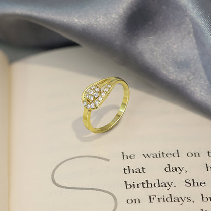 Pure Silver Ring - Made With Luxurious CZ Hook Model - Tweov Jewels