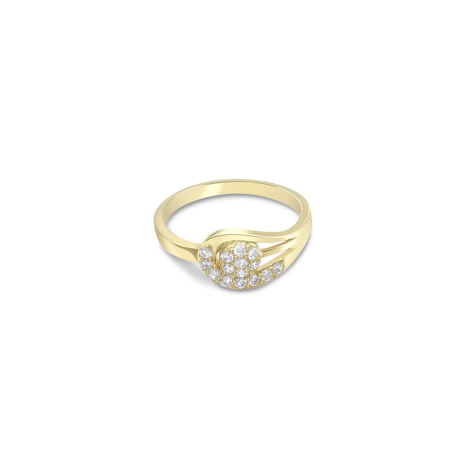 Pure Silver Ring - Made With Luxurious CZ Hook Model - Tweov Jewels